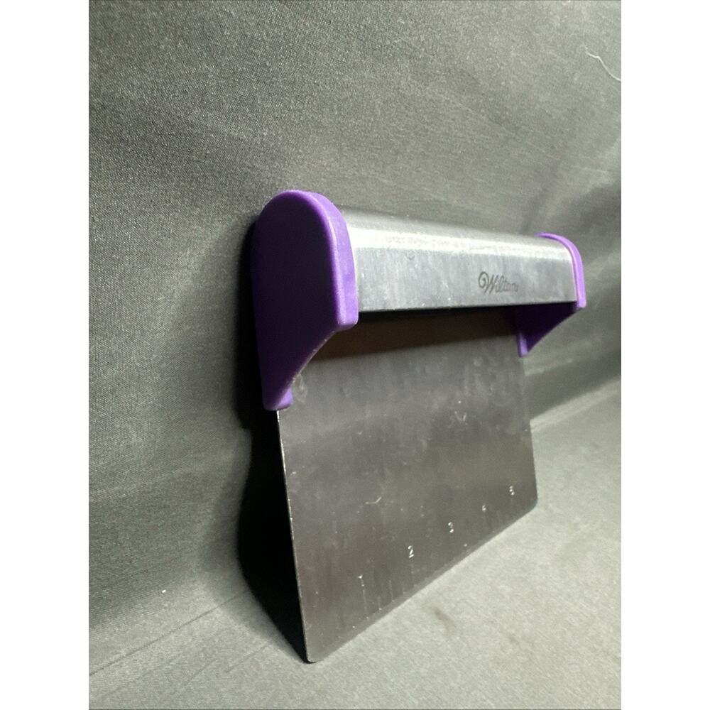 Wilton Stainless-Steel Bench Scraper/Chopper/With Ruler 6” - Picture 7 of 8